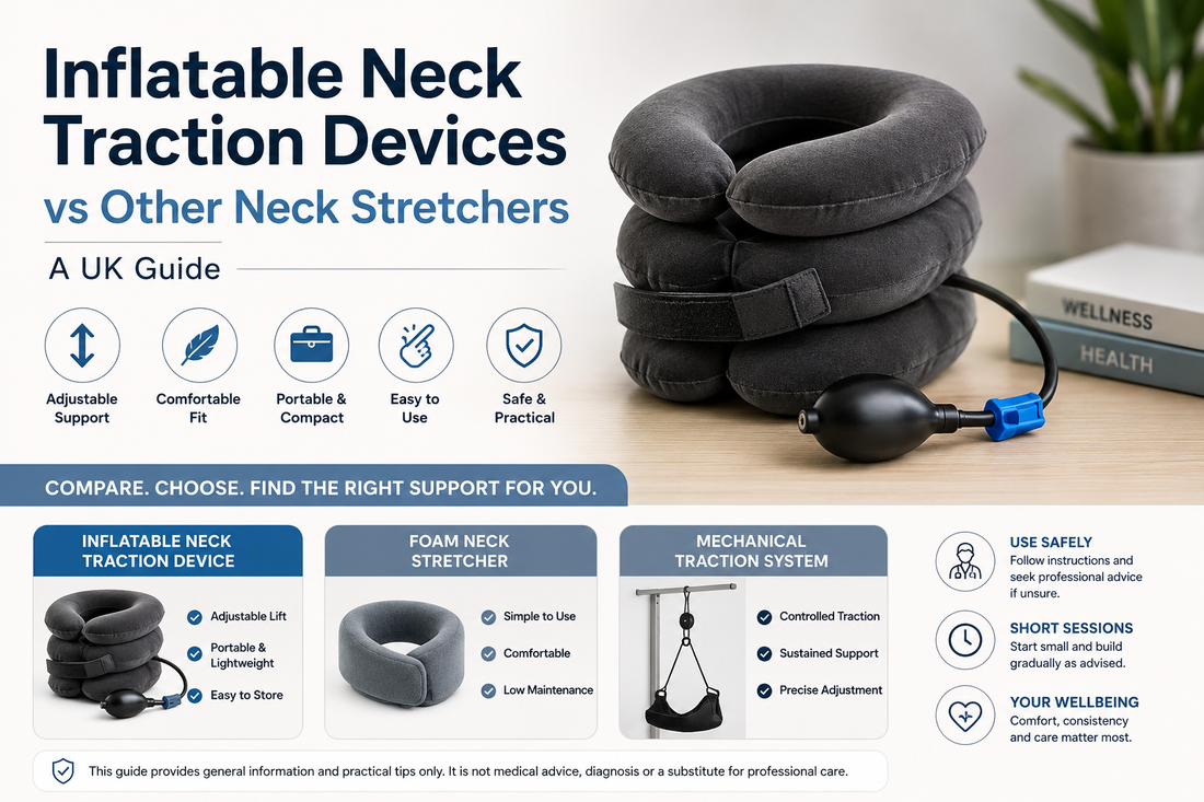 Inflatable Neck Traction Device: How to Use It & Compare Neck Stretchers UK