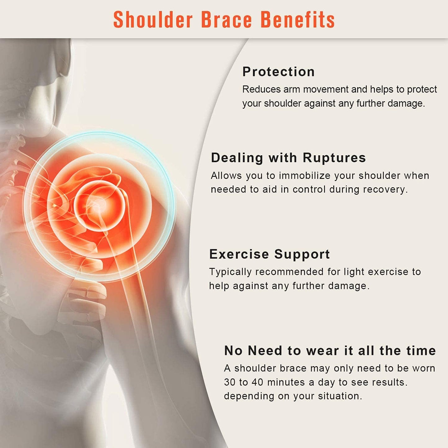 Shoulder pain shoulder brace