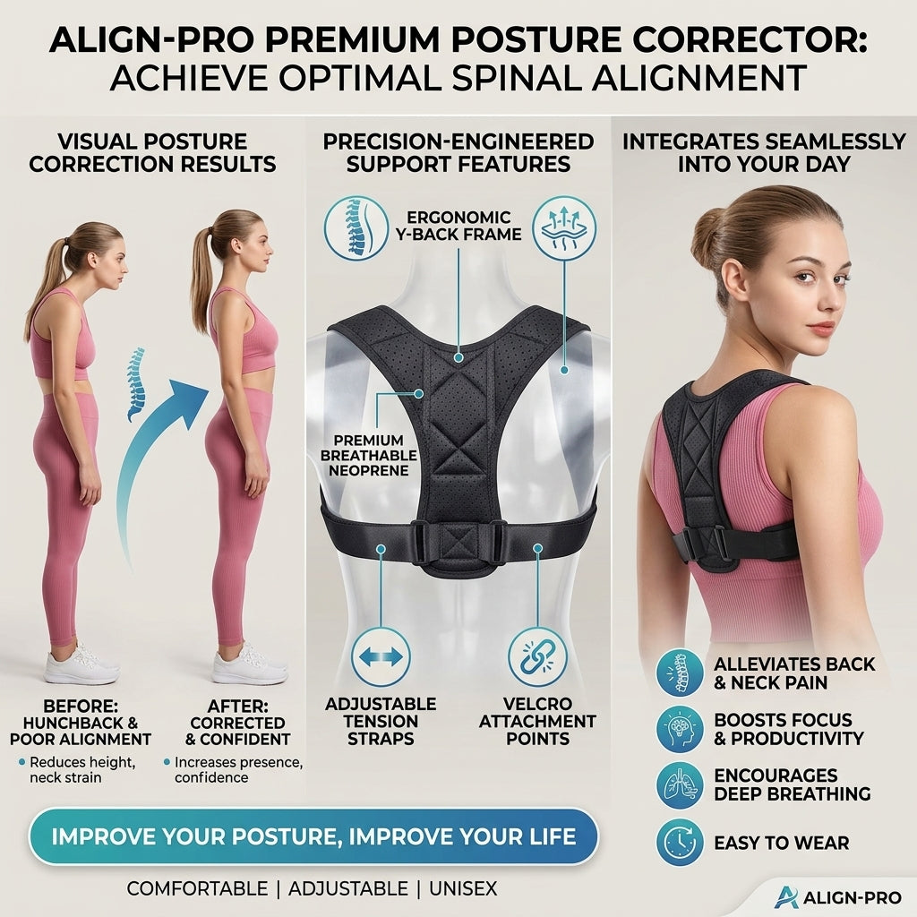 lightweight posture brace