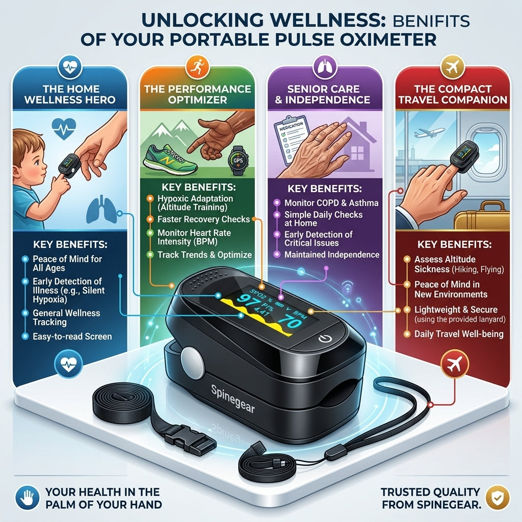 Portable pulse oximeter with performance