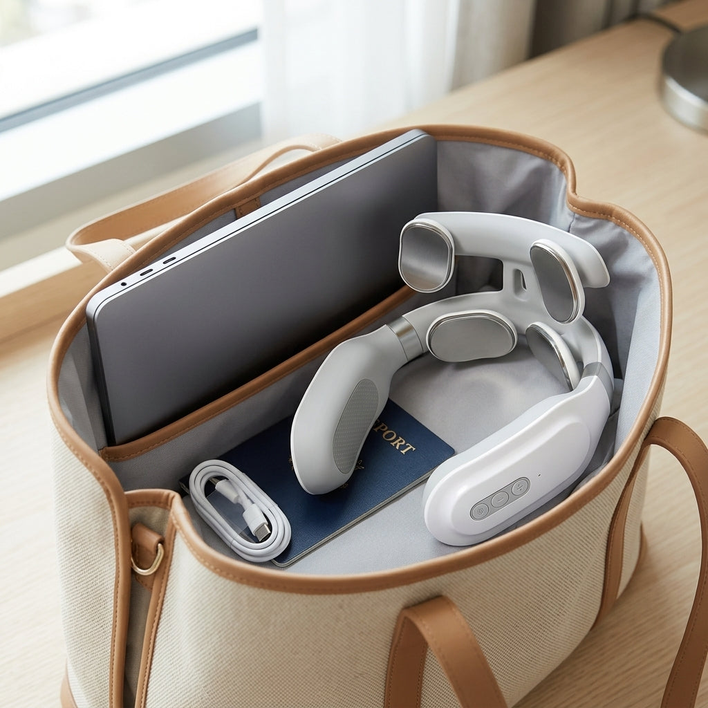 electric heated neck massager for office use