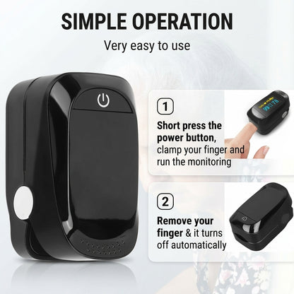 Spinegear Finger Pulse Oximeter SpO2 Blood Oxygen Monitor