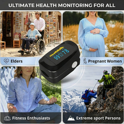 Spinegear Finger Pulse Oximeter SpO2 Blood Oxygen Monitor