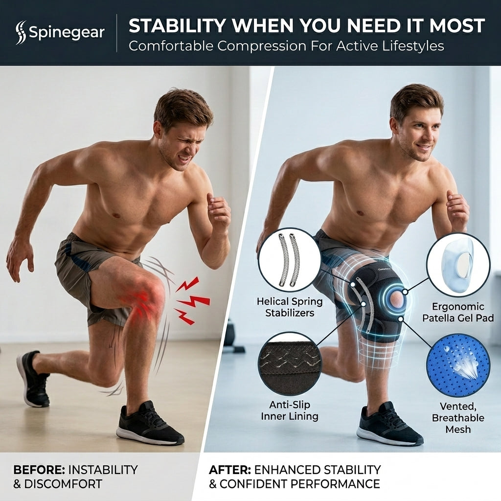 Spinegear knee support