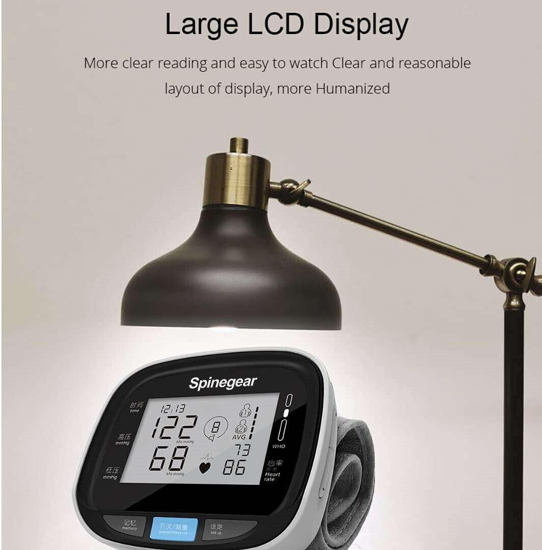 wrist blood pressure reader